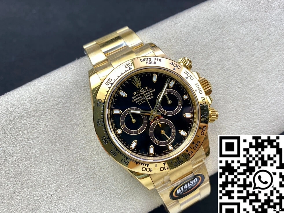 BT Daytona M116508-0004 Rolex Factory Dial Black 0515